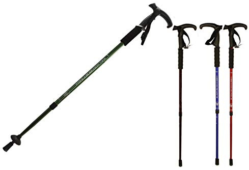 Out There! 2 Section Aluminium Telescopic Anti-Shock Trekking Stick - Assorted Colours