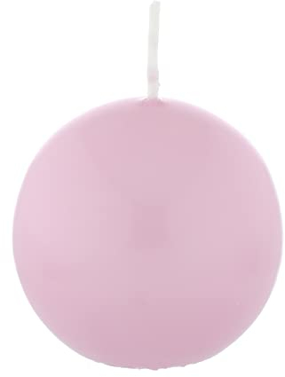 Bougie boule Rose 4 cm, 12 bougies, Bougie ronde