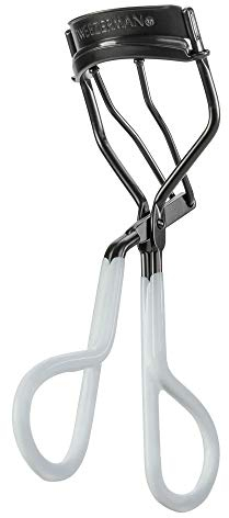 TWEEZERMAN Arricciaciglia classico (include 3 cuscinetti di ricambio, acciaio inox, manico appositamente rinforzato), nero bianco, onice