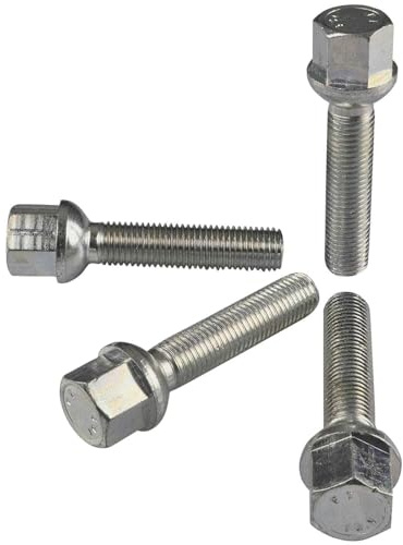 HASKYY 20 x Radschrauben Radbolzen M14 x 1,5 x 45mm Kugelbund Kugel SW17
