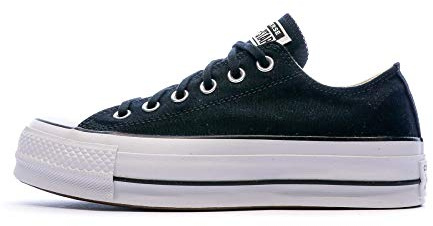 Converse 560250C Black Nero Scarpe Basse Donna Sneakers Platform Lacci Tessuto 39.5