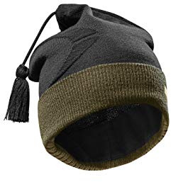 Pfanner Merino Thermolite Funktionszipfelmütze 100196, Farbe:Oliv/schwarz