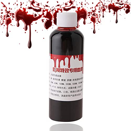 Halloween Kunstblut Cosplay Halloween verletzt Zombie Fantasie Make-up, kunstblut blutbeutel makeup, ungiftig, nicht stimuliert, Vampir