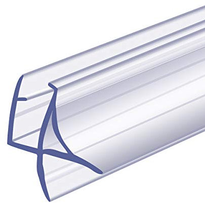 Joint de fond de porte de douche Queenbox 66cm PVC clair Bande de joint de porte de douche écran de douche Joint de joint de clôture de douche de 11mm pour verre sans cadre de 8mm