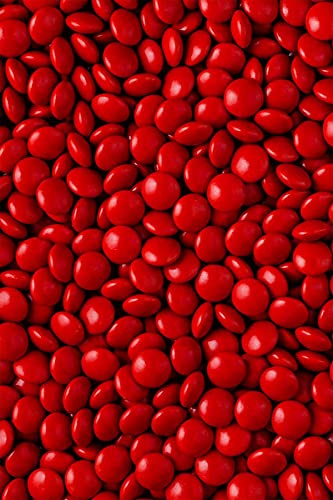Coloured Milk Chocolate Beans Red - 30g or 100g - Cake, Cupcake & Cookie Decoration Sprinkles