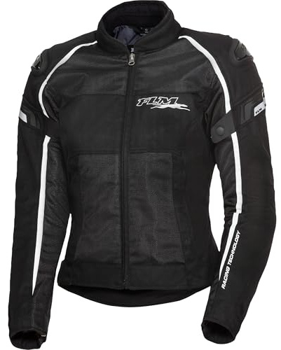 FLM Sports Damen Textil Jacke 1.2 – Leicht – Luftig – Polyester – Schwarz
