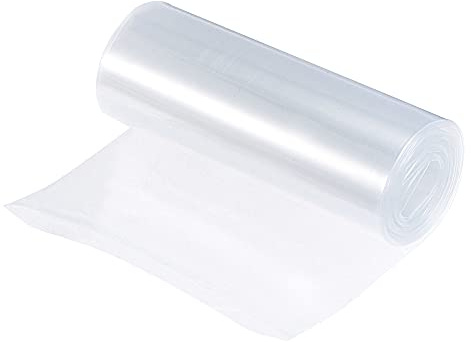 sourcing map 2m Länge PVC Schrumpfschlauch 63mm Durchmesser 100mm Flachbreite, Batterie Ummantelung Schrumpfschläuche Transparent Isolierschlauch Wasserdicht Schutzschlauch für Akku Batterien