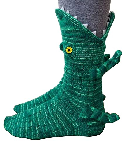 Calze per Donna e Uomo Cotone Calzini Divertenti con Testo Do Not Disturb, I'm Watching Football BASEBALL GOLF Calzini Sportiviper Unisex, Regali Divertenti Regalo di Natale (Coccodrillo, 39-46)
