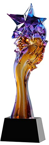 Trofei, medaglie e premi Bella Decorazione A Stella Talent Show Professional Competition Champion Trophy Miglior Regalo Trofeo d'Onore dei Dipendenti della Squadra Campionato di Competizione Sportiva