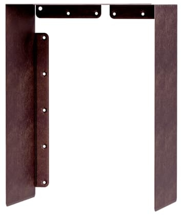 Alberts 355258 Fågelholk U-skyddstak | Fågelholk av stål i olika trendiga färger | Fågelholk att hänga upp eller placera | Storlek 130 x 120 x 100 mm