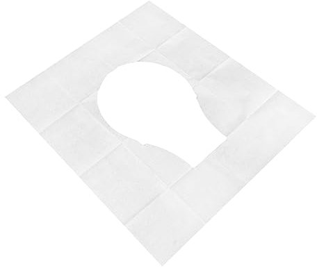 60st Einweg-wc-sitz Einwegblätter Einweg-toilettensitzbezüge Spülbar Toilettensitzbezüge Einwegreise Toilettenabdeckungen Wegwerfbar Reisen Polsterpapier Zellstoff Weiß Tragbar