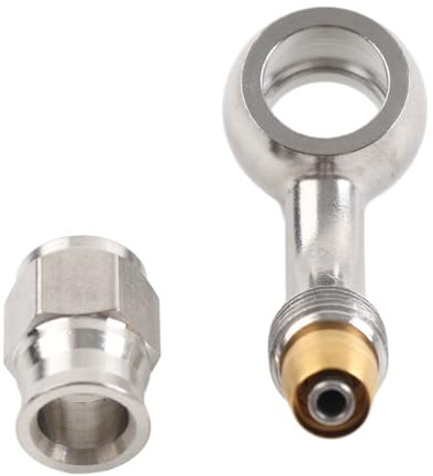 SIKUAI Moto Universale 10.2mm 3/8 Eye Banjo Tubo Terminali AN-3 48 Gradi Freno 1PC Per Moto Tubo Freno In Acciaio Inox