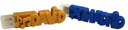 3DKOUPE - Clé USB Personnalisée avec Motif au Choix - 32 go / 64 go - USB 3.0 - Personnalisable avec Texte - 18 Couleurs au Choix - Conçu et fabriqué en Europe (32 go)