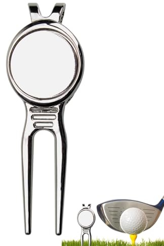 Golf Pitchgabel Reparaturwerkzeug, Ausrichtung, Ballmarkierungswerkzeug, Golf-Pitchgabel aus Aluminiumlegierung, Pitchgabel aus Aluminiumlegierung, Golf-Pitchgabel-Reparaturwerkzeug, Pitchgabel mit