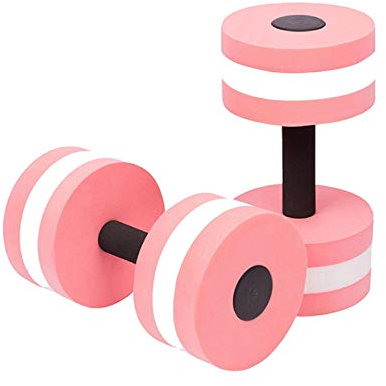 Besreey 2 Water Dumbbell Water Barbell 270mm Water Weight, EVA Foam Dumbbell Set Aqua Weight Aquatic Exercise Dumbell Hand Bar Soft Padded, Water Aerobics Pool Fitness, Water Exercise, Aqua Fitness
