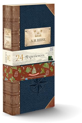 A.H.Riise Adventskalender | Rum-Genuss in der Adventszeit | 24 exquisite Mini-Flaschen | Dänische Tradition und karibischer Rum-Herstellung | Zum Verschenken oder selbst genießen | 24 x 20ml