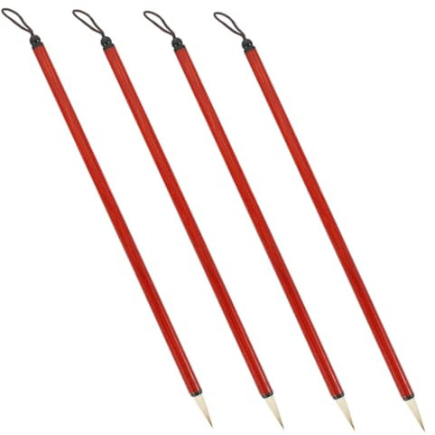 HOODANCOS 4stücke Kalligraphiepinsel Für Chinesische Kalligraphie Spitze Hochwertige Für Anfänger Und Leicht Zu Handhaben Für Traditionelle Schriftzüge