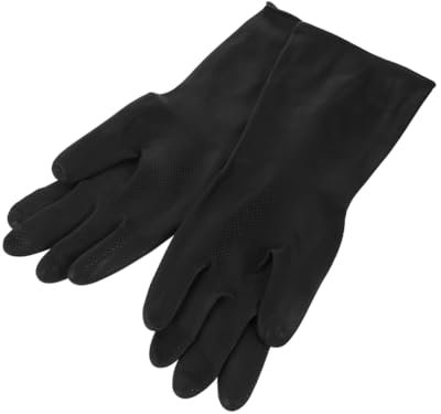 NULYLU 1pair Rubber Dishwashing Gloves Thick Reusable Kitchen Cleaning Gloves for Washing Dishes Cars