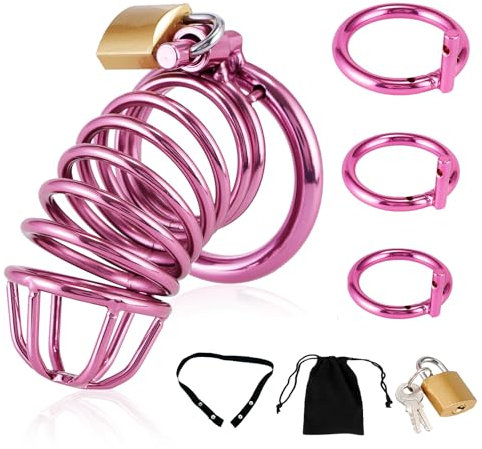 Keuschheitskäfig mit Keuschheitsgürtel für Männer Sexspielzeug