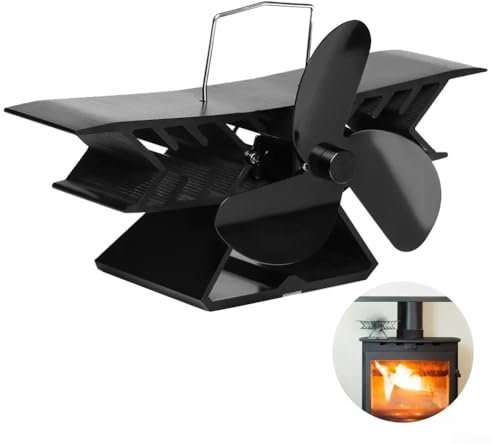 Energy Efficient Stove Fan 3 Blades Designed for Silent Operation and Effective Hot Air Circulation