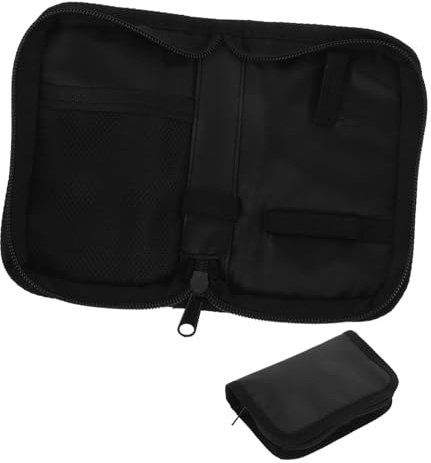 CLISPEED Professionelle Tragbare Blutzuckermessgerät Tasche Aus Stoßfestem Material Mit Reißverschluss Netzfach Und Elastischen Bändern Reise Organizer Für Diabeteszubehör