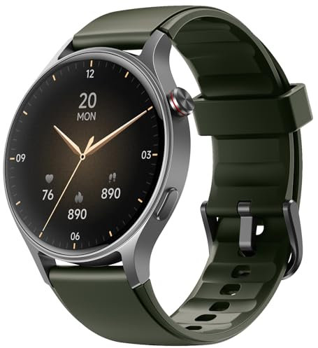 aeac Smart Watch for Men Women, AMOLED Ultra-Clear Screen Activity Trackers with Heart Rate/Sleep/SpO2 Monitor, Smartwatch for iPhone/Samsung/Android, 110+ Sport Modes 3 ATM Waterproof Fitness Watch