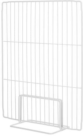 Mobestech Partición del Congelador de Hierro Blanco para Refrigerador, Divisor Organizador Multiusos Que Maximiza el Espacio en Entornos Comerciales y Domésticos