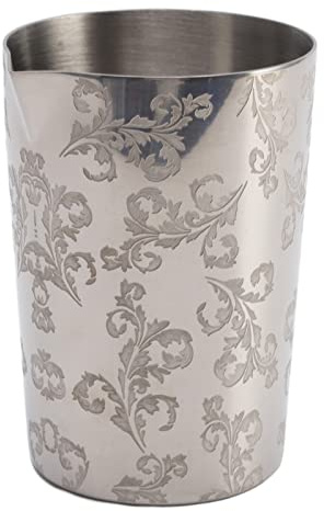 WPKD BLUEIY Verre à mélanger à cocktail, acier inoxydable 304 gravé pour bar, conservation de la chaleur, 700 ml, idéal pour les cocktails et les barmans