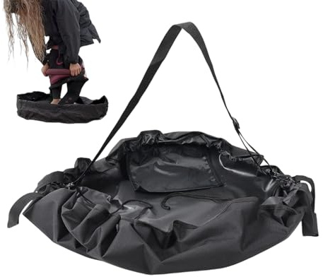 Alfombrilla de cambio de neopreno para traje de neopreno, lavable, alfombrilla de cambio, antideslizante, para buceo, natación, tabla de surf, kitesurf, piscina, viajes