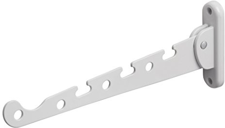 Meister 250037 Klädhängare Väggkrok Fällkrok, Vit, 290 mm 20 kg Lastkapacitet