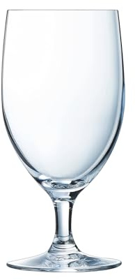 Cabernet - Bicchieri da birra con stelo da 400 ml, confezione da 24, calice da birra
