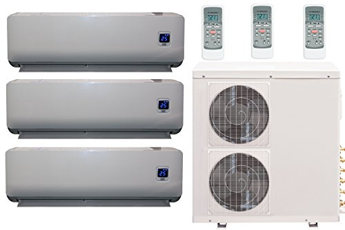 Comfee MS11M6-27HRFN1-TRIO Full-Inverter Split-Klimagerät 3 x 9000 BTU inklusive Wärmepumpe, Raumgröße 3 x 32 m²