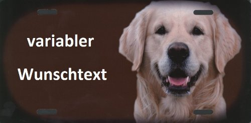 Schilderfeuerwehr Hundeschilder Golden Retriever selbst gestalten und Bedrucken ✓ Hundewarnschilder ✓ Hinweisschild ✓ Verbotsschild