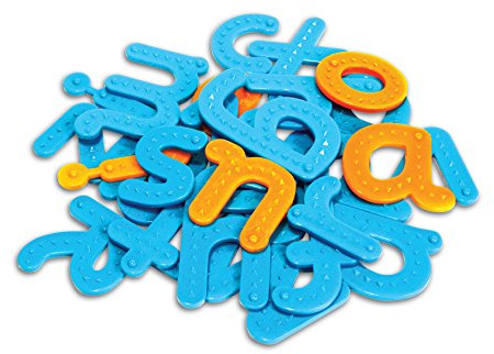 Learning Resources Ertastbare Buchstaben, Set mit 124, ab 4 Jahren, Buchstabenlernen mit Tastsinn, sensorisches Alphabetspiel für Vorschule & Sprachförderung