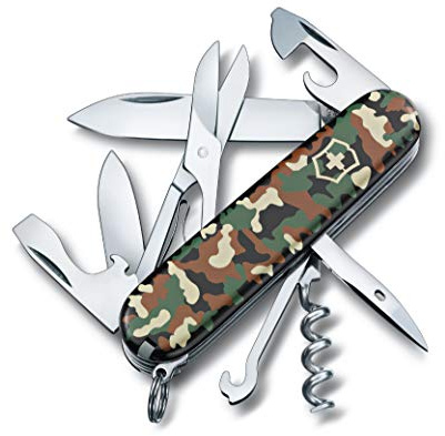 Victorinox Taschenmesser Climber (14 Funktionen, grosse Klinge, Kapselheber) Blister