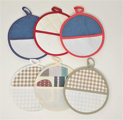 PRESINE TONDE 18X18 CM Confezione da 6 Pezzi ASSORTITE