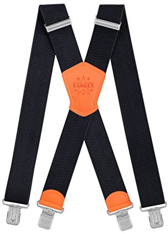 Ranger Hosenträger X Form robust Dx50 (schwarz 2)