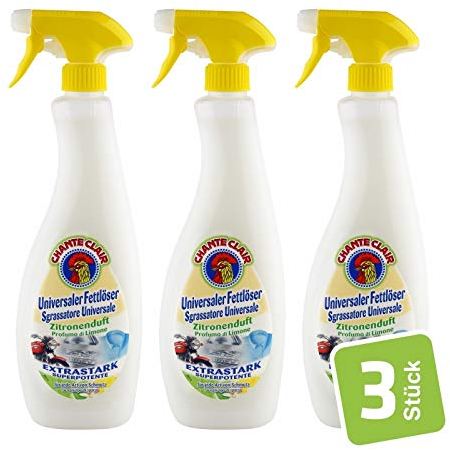 3x Chante Clair - Universaler Fettlöser Zitronenduft 750ml