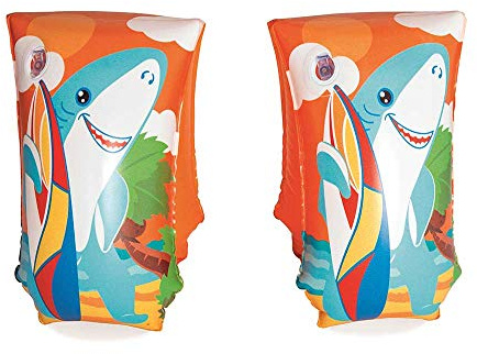 Bestway - Brassards Vie Aquatique 2 Chambres 30 x 15 cm, 2 décors Assortis