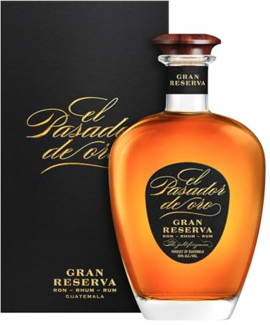 EL PASADOR DE ORO - Rhum Gran Reserva Vieux - Médaille d’or The Rum & Cachaça Masters 2023 - 40 % Alcool - Guatemala - Bouteille 70 cl