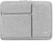 Lacdo 360° Protettiva Borsa Custodia per 13 Pollici New MacBook Air M4 A3240 2025/M3 A3113/M2 A2681/M1 A2337, 13 MacBook Pro M2/M1 A2338 A2251 A2289, 13 iPad Air M3/iPad Pro M4 Computer Bag, Grigio