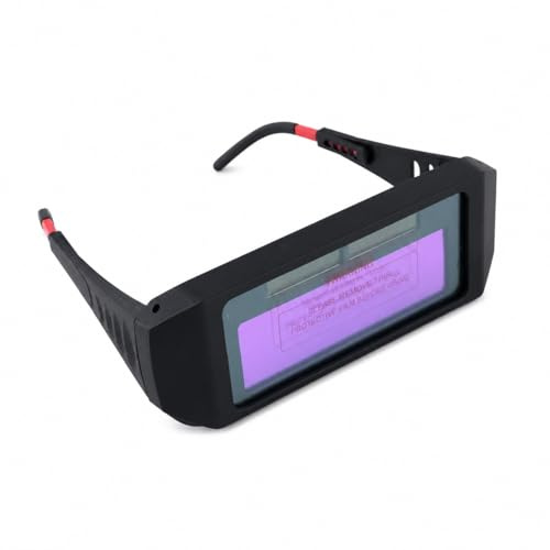 Partenopea Occhiali Protettivi per Saldatura Auto Oscuranti Solari con Lente Automatica Maschera Saldatrice Fabbro per Saldatura ad Elettrodo MIG MAG TIG Protezione Occhi Regolabile Professionale