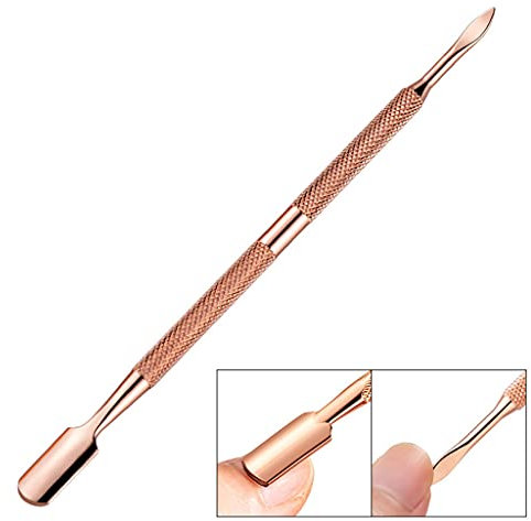 TSBB Set spingi cuticole e taglierina Triangolo spingi cuticole per Unghie Pelapatate Raschietto Professionale per cuticole in Acciaio Inossidabile