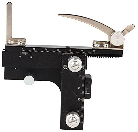 Tyenaza Messschieber und Mikroskop, Mikroskopzubehör bewegliches Messschieberlineal mechanische Stufe X-Y bewegliche Stufe mit Skala