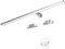 YIQAN Lampe Miroir de Salle de Bain LED 80cm 15W 1650 Lumen 230V 3000K Full Aluminium 3in1 Étanche IP44