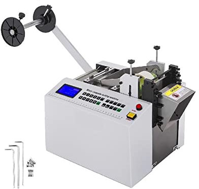 PAKLIF Cortador automático de Tubos termorretráctiles YS-100, máquina de Corte de 60 Hz, Cortador de Tubos, Cortador de tuberías, for Cortar Tubos, Cables, Cintas, láminas