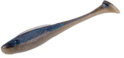 ZECK - Angelköder, Kunstköder, Gummifisch - BA Sexy Swimmer | 14cm - Blue Flake Cookie | 4 STK.