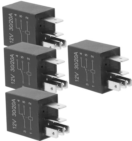 FUNOMOCYA 4stücke Relais Für Auto Lkw Volt Starter Anlasserrelais Gleichstrom Umwandler Ersatzteil