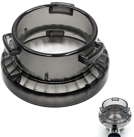 KtbeYTi 54 mm Anillo de Embudo de Plástico Anillo Dosificador Cafe Embudo de Dosificación Accesorios Imanes Embudo Dosificador Accesorio Barista(Marrón Transparente)