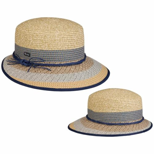 Lipodo Barlinda Schute Strohhut Made in Italy Damen Frühling Sommer